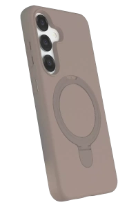 Samsung Galaxy S25 Regal Magsafe Standlı Kapak - Çöl Titanyum