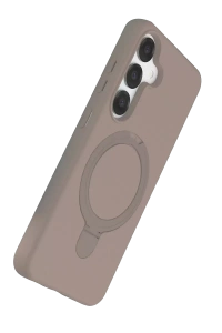 Samsung Galaxy S25 Regal Magsafe Standlı Kapak - Çöl Titanyum