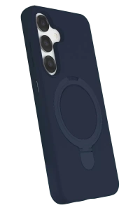 Samsung Galaxy S25 Regal Magsafe Standlı Kapak - Lacivert