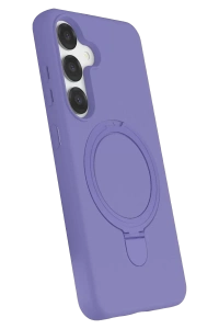 Samsung Galaxy S25 Regal Magsafe Standlı Kapak - Lila