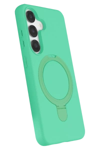 Samsung Galaxy S25 Regal Magsafe Standlı Kapak - Yeşil