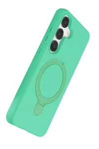 Samsung Galaxy S25 Regal Magsafe Standlı Kapak - Yeşil
