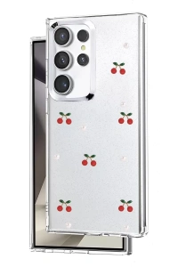 Samsung Galaxy S25 Ultra Fiyonk Desenli Kapak - Desen 9