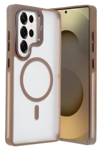 Samsung Galaxy S25 Ultra Flet Lens Magsafe Kapak - Gold
