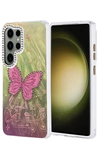 Samsung Galaxy S25 Ultra Kılıf Blade Aynalı Desenli Kapak - Desen 5