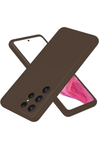 Samsung Galaxy S25 Ultra Kılıf First Silikon - Kahverengi