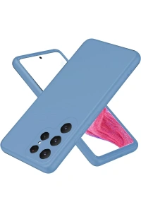 Samsung Galaxy S25 Ultra Kılıf First Silikon - Mavi