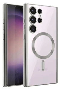 Samsung Galaxy S25 Ultra Kılıf Kross Magneticsafe Kapak - Gümüş