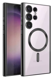 Samsung Galaxy S25 Ultra Kılıf Kross Magneticsafe Kapak - Siyah