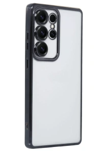 Samsung Galaxy S25 Ultra Kılıf Lensli Silikon - Siyah