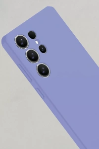 Samsung Galaxy S25 Ultra Kılıf Nano içi Kadife Silikon - Lila