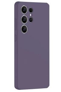 Samsung Galaxy S25 Ultra Kılıf Nano içi Kadife Silikon - Mor