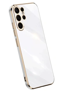 Samsung Galaxy S25 Ultra Kılıf Volet Silikon - Beyaz