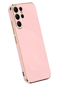 Samsung Galaxy S25 Ultra Kılıf Volet Silikon - Pembe