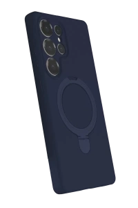 Samsung Galaxy S25 Ultra Regal Magsafe Standlı Kapak - Lacivert