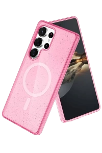 Samsung Galaxy S25 Ultra Star Magsafe Kapak - Pembe