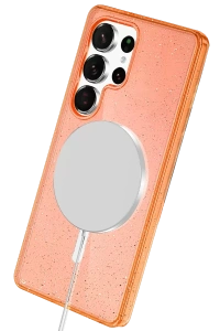 Samsung Galaxy S25 Ultra Star Magsafe Kapak - Turuncu