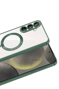 Samsung Galaxy S26 Plus Kross Magneticsafe Kapak - Koyu Yeşil