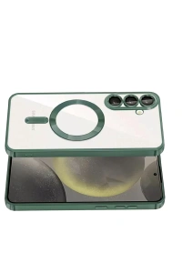 Samsung Galaxy S26 Plus Kross Magneticsafe Kapak - Koyu Yeşil