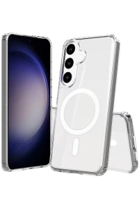 Samsung Galaxy S26 Plus Magneticsafe Şeffaf Silikon - Şeffaf