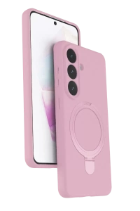 Samsung Galaxy S26 Plus Regal Magsafe Standlı Kapak - Açık Pembe