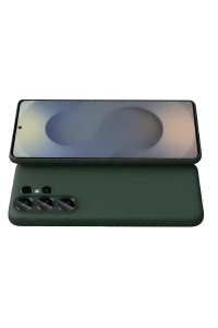 Samsung Galaxy S26 Ultra First Silikon - Koyu Yeşil
