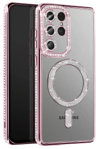 Samsung Galaxy S26 Ultra Joke Simli Magneticsafe Kılıf - Pembe