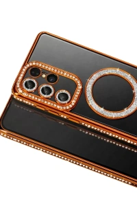 Samsung Galaxy S26 Ultra Joke Simli Magneticsafe Kılıf - Turuncu
