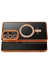 Samsung Galaxy S26 Ultra Joke Simli Magneticsafe Kılıf - Turuncu