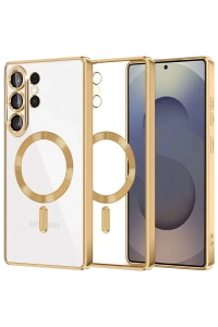 Samsung Galaxy S26 Ultra Kross Magneticsafe Kapak - Gold