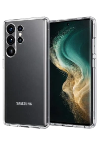 Samsung Galaxy S26 Ultra Lüx Şeffaf Silikon - Şeffaf