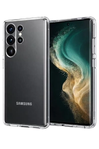 Samsung Galaxy S26 Ultra Lüx Şeffaf Silikon - Şeffaf