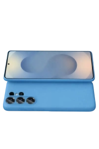 Samsung Galaxy S26 Ultra Nano içi Kadife Silikon - Mavi