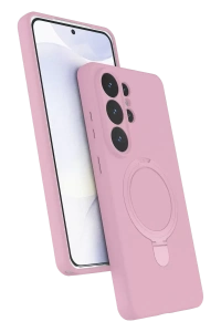 Samsung Galaxy S26 Ultra Regal Magsafe Standlı Kapak - Açık Pembe