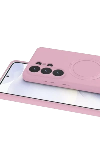 Samsung Galaxy S26 Ultra Regal Magsafe Standlı Kapak - Açık Pembe