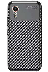 Samsung Galaxy XCover 7 Kılıf Auto Focus Karbon Kapak - Siyah