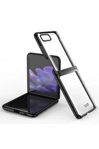 Samsung Galaxy Z Flip 4 Kılıf Fold Element Kapak - Siyah