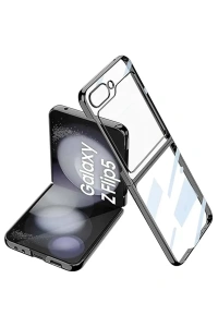 Samsung Galaxy Z Flip 5 Kılıf Fold Element Kapak - Siyah