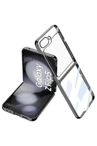 Samsung Galaxy Z Flip 5 Kılıf Fold Element Kapak - Siyah