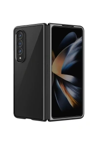 Samsung Galaxy Z Fold 4 Kılıf Fold Element Kapak - Siyah
