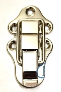 Sandık, Kutu Klipsi, Ön Kilidi - 72x40mm, Nikel, 100 Adet