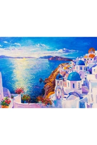 Santorini Canvas Tablo (50x70)