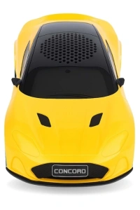 Sarı Araba Tasarımlı Hoparlör - Bluetooth FM USB Özellikli