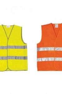 Sarı Reflektörlü Fosforlu İkaz Yeleği