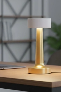 Şarj Edilebilir LED Abajur Dokunmatik IP20 Korumalı