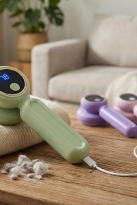 Şarj Göstergeli Tiftik Temizleme Aleti