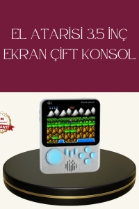 Şarjlı 3.5 İnç Retro Oyun Konsolu