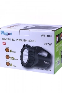 Şarjlı 50 W Büyük Fener Watton Wt-400