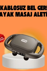 Şarjlı 6 Başlıklı Masaj Tabancası 2000 mAh Sessiz Güçlü Motor