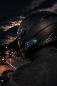 Şarjlı Bluetooth Kask Kulaklığı Navigasyon ve Müzik Destekli